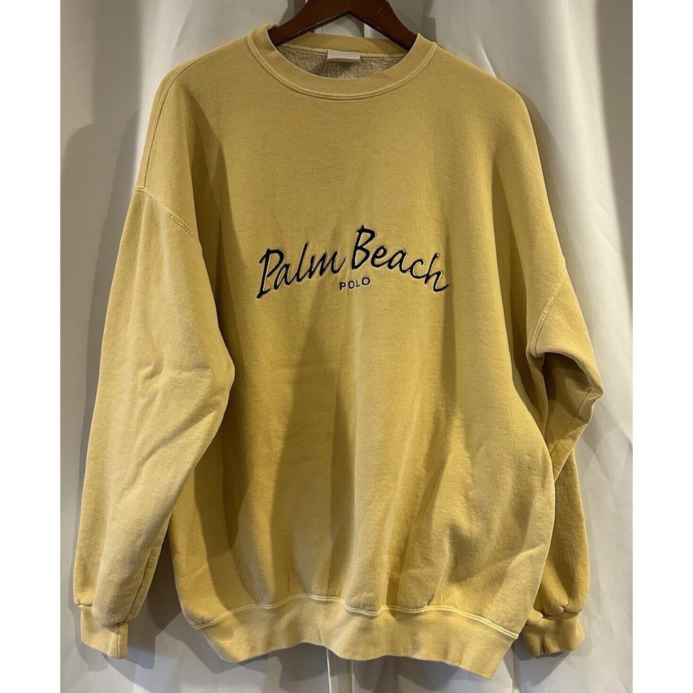 Vintage Palm Beach Oarsman‎ Yellow Sweatshirt